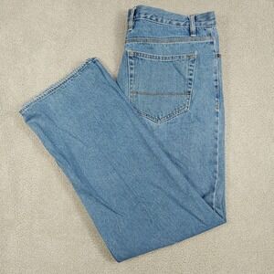Big Mac Workwear Jeans - Men 37x30.5 Blue Vintage Straight Leg Denim y2k Baggy